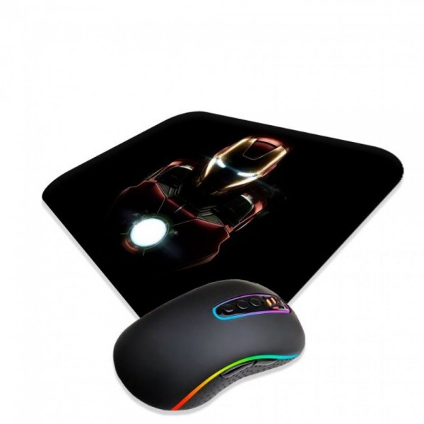 IRONMAN IN BLACK MOUSE PAD