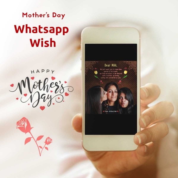 Personalised WhatsApp Wish for Mother's Day