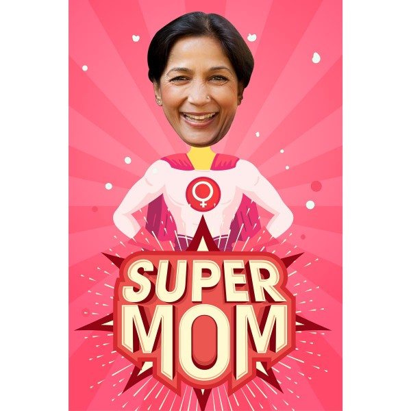 Personalised E-Caricature for Super Mom